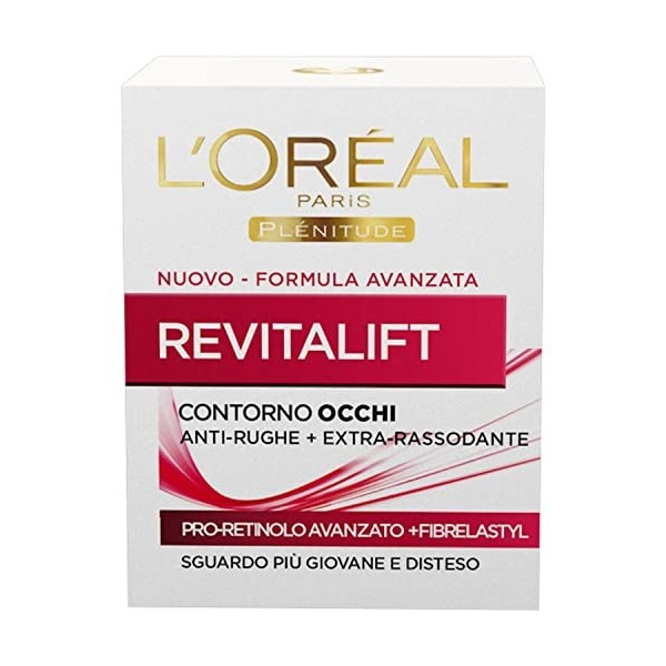 LÓreal Plenitude Revitalift anti-rides + Fermeté Crème contour des yeux 15 ml