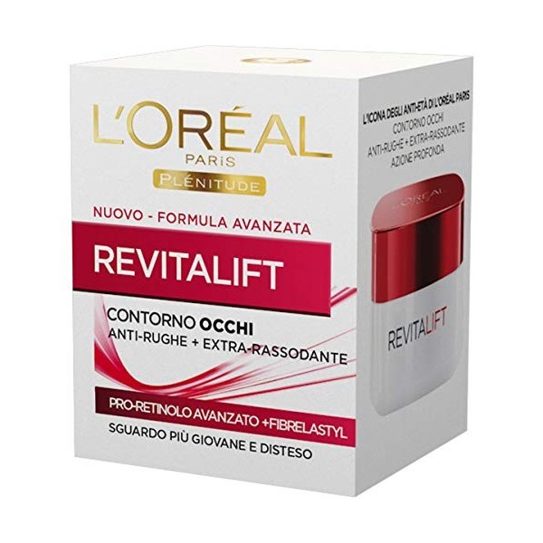 LÓreal Plenitude Revitalift anti-rides + Fermeté Crème contour des yeux 15 ml