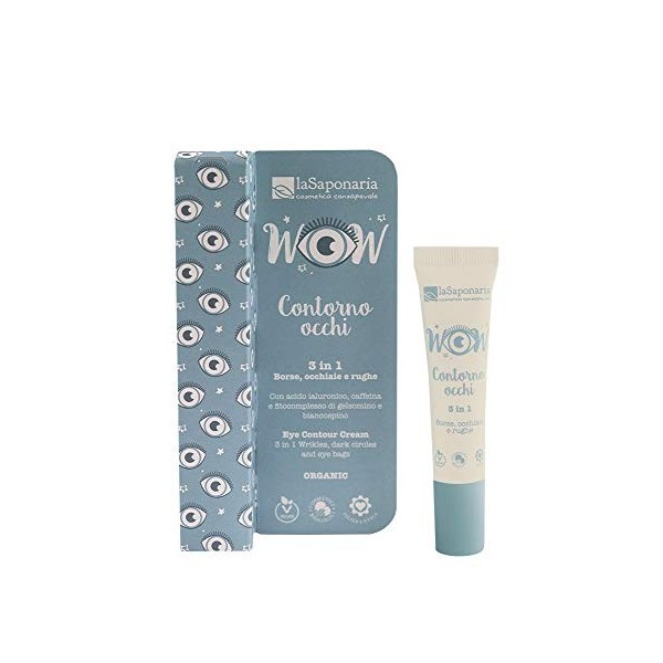 La Saponaria « Ligne Wow» Crème Contour Occhi 3 en 1 Eye Contour Cream - 15 ml -