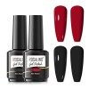 ROSALIND Vernis Semi Permanent Base Coat Top Coat 15ml Vernis à Ongles Couche de Base et Couche de Finition Vernis Semi Perma