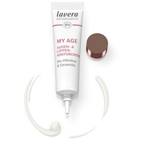 lavera My Age Crème Contour pour Yeux & Lèvres, 15 ml, 1 Unité