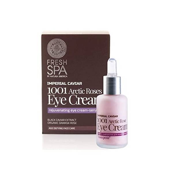 Natura Siberica FS Imperial Caviar 1001 Artic Roses Crème Contour des Yeux 30 ml à la Rose de Damas Bio