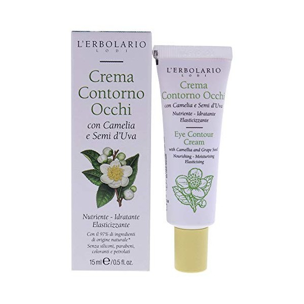 Crema Contorno Occhi Eye Cream with Camellia & Grape Seed by LErbolario Lodi by LErbolario Lodi