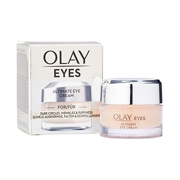 Olay Eyes Ultimate Eye Cream For Dark Circles, Wrinkles and Puffiness, 15 ml