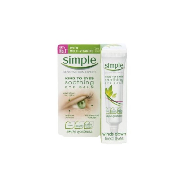 Simple Kind to Eyes Soothing Eye Balm 15ml Pack of 3