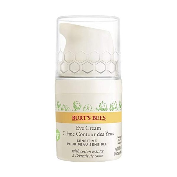 Burts Bees - Crème contour des yeux - Pour peaux sensibles - 10 g