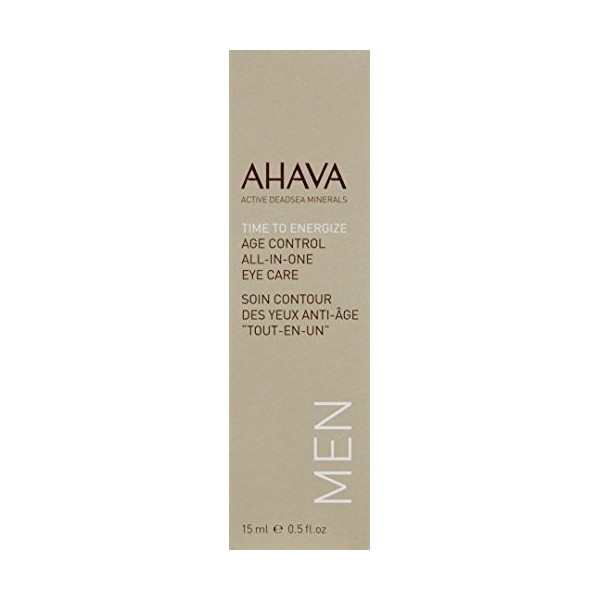 AHAVA Le Soin Anti-âge Homme Tout en un pour les yeux, 15 ml