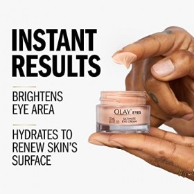 Olay Eyes Ultimate Eye Cream for Wrinkles, Puffy Eyes, Under Eye Dark Circles, 0.4 Fl Oz by Olay