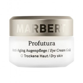 Marbert Profutura Gold Dry Skin Crème contour des yeux pour femme 15 ml