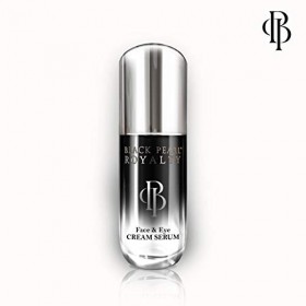 Black Pearl Royalty Sérums Crème Pour Le Visage et Les Yeux à Lacide Hyaluronique Enrichis de poudre de Perle Noire, Dalgue