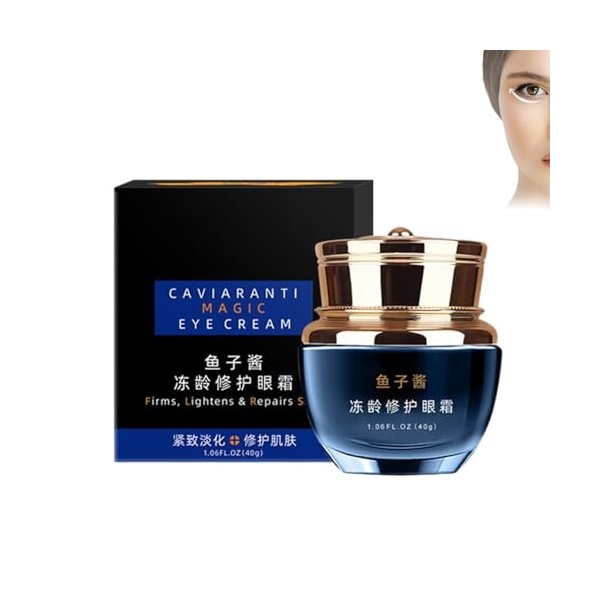 Warobrill Caviar Repair Eye Cream, Caviar Repair Essence Eye Cream, Caviar Essence Anti-Wrinkle Eye Cream, Caviar Eye Cream f