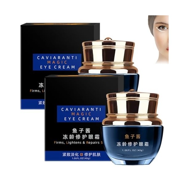 Warobrill Caviar Repair Eye Cream, Caviar Repair Essence Eye Cream, Caviar Essence Anti-Wrinkle Eye Cream, Caviar Eye Cream f