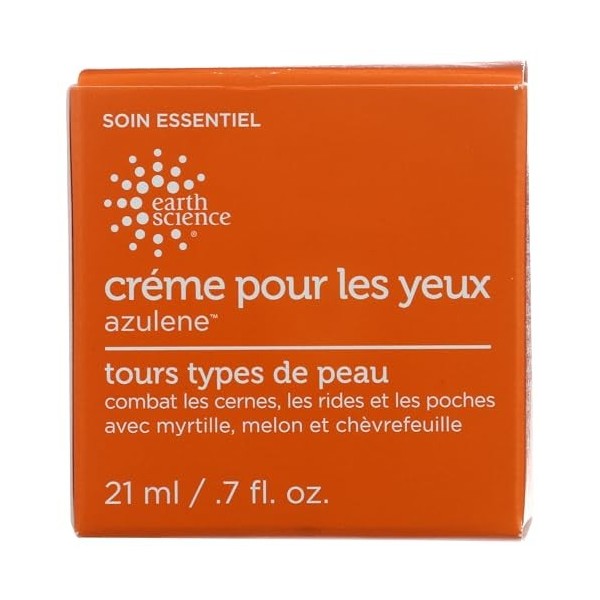 Azulene Eye Cream, 0,7 fl oz 21 ml - Sciences de la Terre