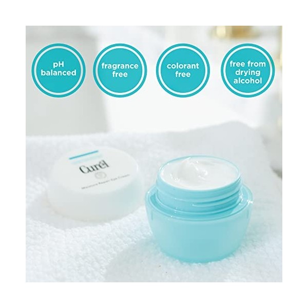 Curél Crème contour des yeux réparatrice pour peaux sèches et sensibles 25 g