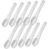 SHERCHPRY 50 Pcs Cuillère Cosmétique en Métal Soins De La Peau Coréen Crème pour Les Yeux Mini Cuillères Spatule De Maquillag