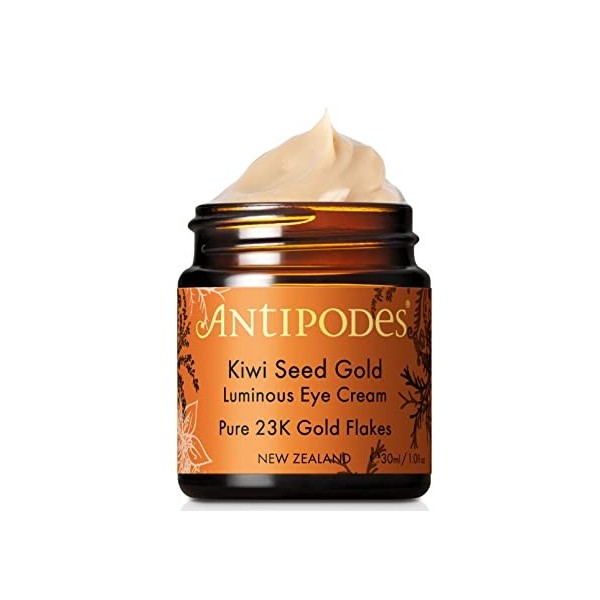 Kiwi Seed Gold Contour Des Yeux Éclat DOr À LHuile De Kiwi ANTIPODES 30 ml