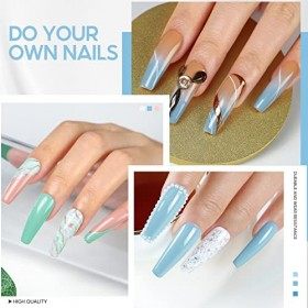 Coscelia Base Coat Top Coat Matte Coat UV Gel Nail Polish Base Coat & Top Coat Set Sous-couche et surcouche pour ongles