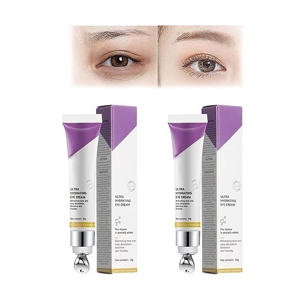 Eye Cream, Eye Cream Anti Aging, Eye Cream for Dark Circles, Ultra Hydrating Eye Cream for women 3Pcs 