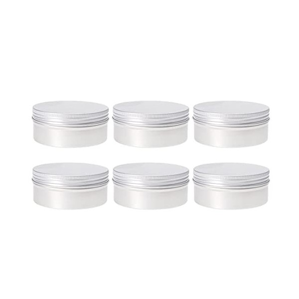 FOMIYES 30 Pcs Pratique Voyage Aluminium Aluminium Étain Pots Conteneurs Cosmétiques Ml Fille Vide Cas Conteneur Poudre Crème