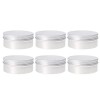 FOMIYES 30 Pcs Pratique Voyage Aluminium Aluminium Étain Pots Conteneurs Cosmétiques Ml Fille Vide Cas Conteneur Poudre Crème