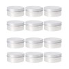 FOMIYES 30 Pcs Pratique Voyage Aluminium Aluminium Étain Pots Conteneurs Cosmétiques Ml Fille Vide Cas Conteneur Poudre Crème