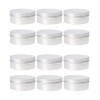 FOMIYES 30 Pcs Pratique Voyage Aluminium Aluminium Étain Pots Conteneurs Cosmétiques Ml Fille Vide Cas Conteneur Poudre Crème