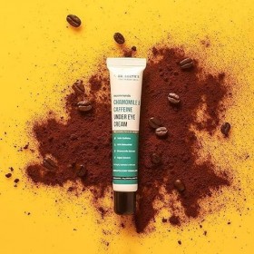 Crème sous les yeux à la camomille et à 2,5 % de caféine végétalienne 0,1 % de bakuchiol et dextrait dalgues pour les cer