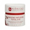 Erborian - Ginseng Infusion Total Eye - Crème Yeux Anti- ge et Anti Cernes - Lutte contre les Rides et les Ridules - Soin du 