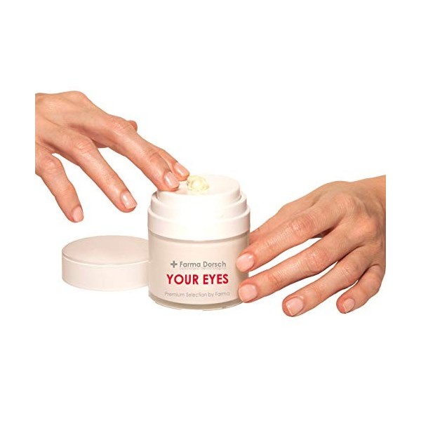 Farma Dorsch Your Eyes Contour des yeux Premium Crème hydratante pour traiter les sacs et les cernes, raffermissant des patte