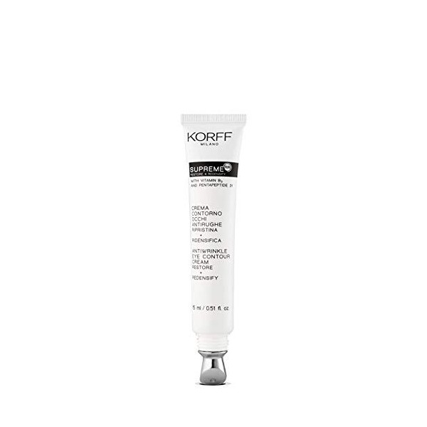 Korff Upgrade Fermeté Anti-Rides Crème Contour des Yeux Anti-Fatigue-Effet Modeling 15ml