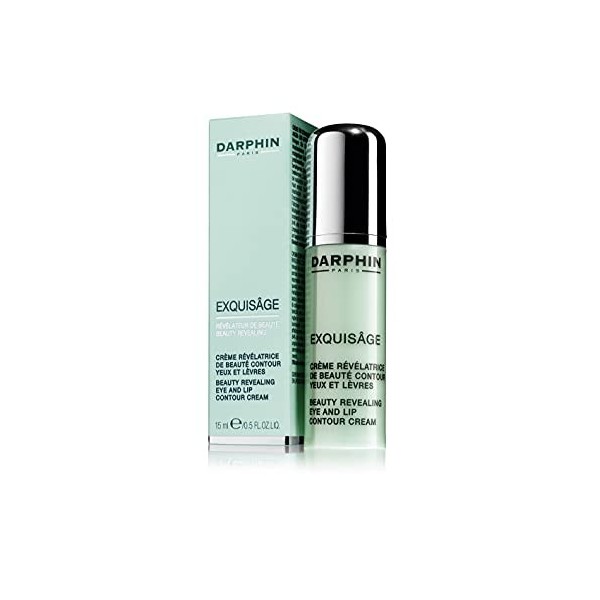 Darphin Exquisage Beauty Révélatrice Crème Contour pour Yeux/Lèvres, Blanc Ivoire, Amande, 15 ml