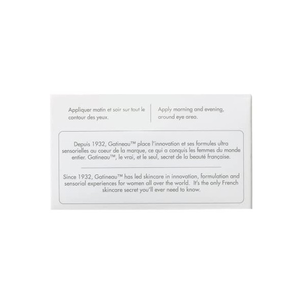 Gatineau - Mélatogénine MorphoBiotique Crème contour des yeux, repulpant et hydratant à la vitamine E