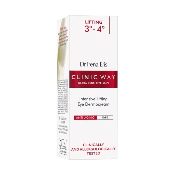 Dr Irena ERIS peptid-straffung 50 60+ Crème Anti Rides 3 degré + 4 degré soins oculaires - pour JOUR/nuit, Lot de 1 paquet 1