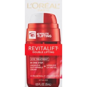 LOreal Paris - Double Lifting pour les yeux Advanced RevitaLift - Formule combinant du Pro-Rétinol A enrichi et du Pro-Tensi