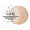 RIMMEL LONDON Stay Matte Poudre pressée longue durée Naturel