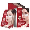 Sleeping Eye Mask Reduce Puffiness Eye Bags Dark Circles Fine Lines Anti-Wrinkle Caffeine Hyaluronic Acid Eye Patches Skin Ca