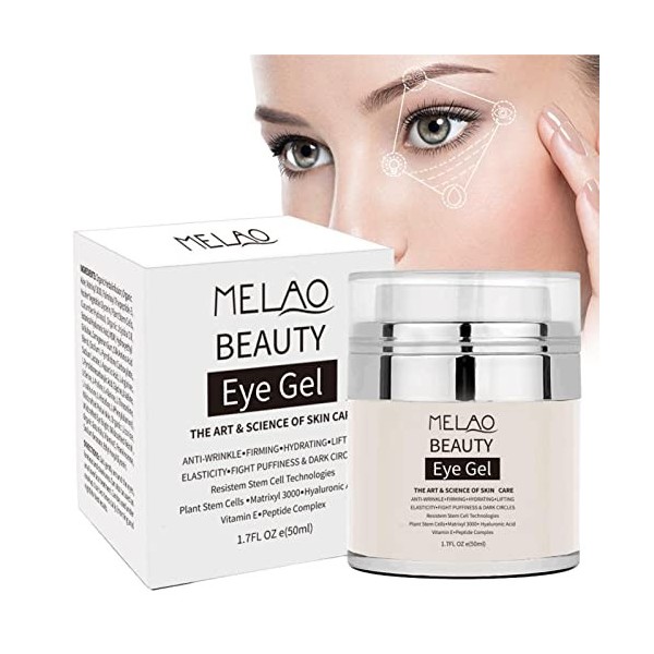 5 Pcs Crème Réparatrice Yeux,Crème des yeux éclaircissante pour les rides - Gel efficace pour les yeux sous et autour des yeu