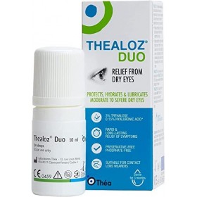 HAYFEVER Ensemble de soins des yeux 1 x Blephaclean 20 lingettes pour paupières, 1 x Thealoz Duo 10 ml et 1 x Nutrof Total 3