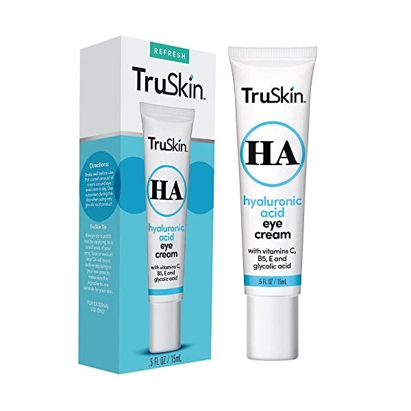 TruSkin Eye Cream, Anti-Aging Formulation Hydrates, Protects & Revitalizes Delicate Skin Around Eyes. 15ml