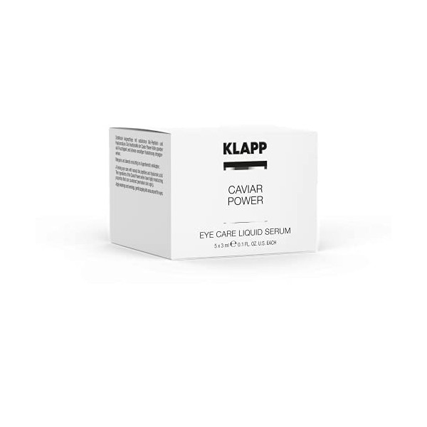 KLAPP Cosmetics - CAVIAR POWER Eye Care Liquid Serum 5x3 ml 