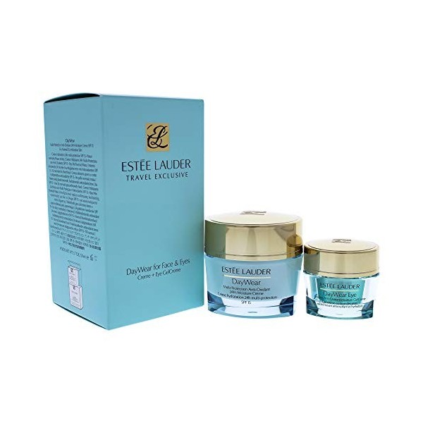 Soin De La Peau 0.5Oz Daywear Eye Cooling Anti-Oxidant Moisture Gel Creme, 1.7Oz Daywear Multi-Protection Anti-Oxidant 2