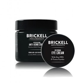 Brickell Mens Products&nbsp;Routine anti-âge Ultimate pour homme&nbsp;– Crème de nuit anti-rides pour le visage et les yeux pour rédui