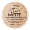 Rimmel - Poudre compacte - Stay Matte - Anti-brillance - Fini mat et naturel - 002 Pink Blossom