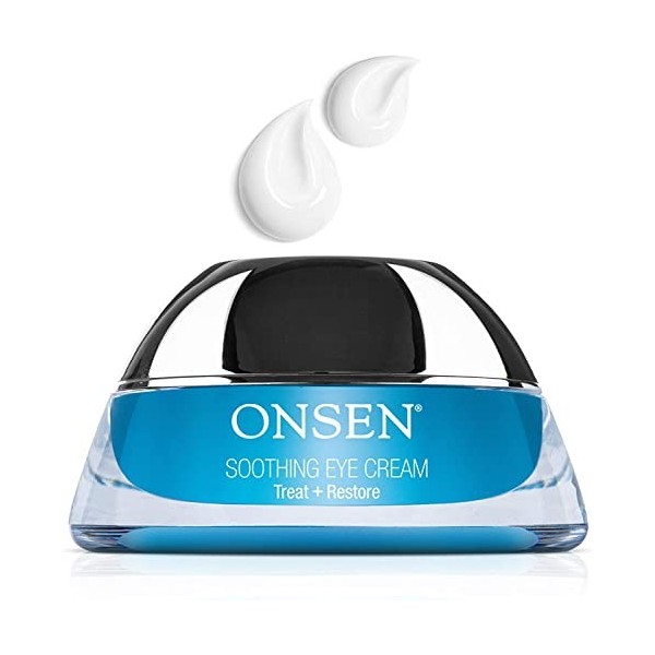 Onsen Secret Under Eye Serum – Anti Aging Eye Treatment Gel Made Of Japanese Hot Spring Minerals for Wrinkles, Dark Circles -