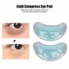 Eye Gel Ice Pack Cooling Warming Eye Masks Eye Cold Hot Compress Gel Pack, Blue Reusable Gel Beads Ice Pack, Eye Cover Ice Pa