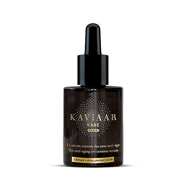 KAVIAAR KARE - Sérum contour des yeux anti-âge - Caviar + Acide Hyaluronique - 30 ml