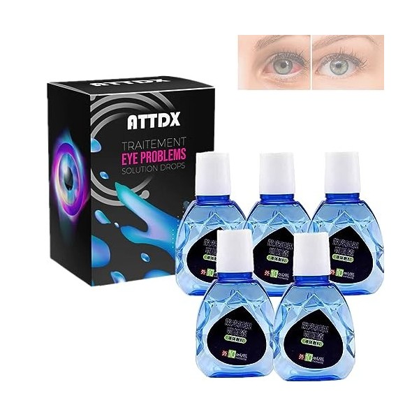 Attdx Eye Drops, Attdx Treatment Eyeproblems Solutiondrops, Eye Drops For Dry Itchy Eyes, Attdx Eyedrops Repair, Eye Care Liq