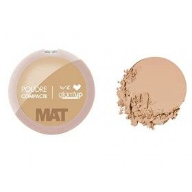 GlamUp Paris - Poudre Matifiante - Poudre Compact Ultra-Légère - Anti-Brillance - Fini Mat et Naturel - N°1