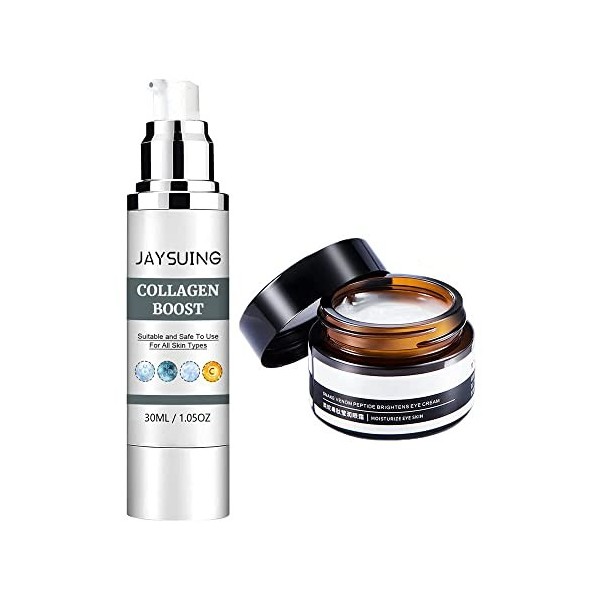 Collagen Boost Anti-Aging Serum Crème contour des yeux raffermissante,Jaysuing Collagen Boost Anti-Aging Serum Crème contour 