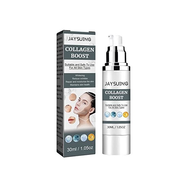 Collagen Boost Anti-Aging Serum Crème contour des yeux raffermissante,Jaysuing Collagen Boost Anti-Aging Serum Crème contour 